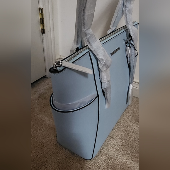 Michael Kors Charlotte TZ Tote Vista Blue Large - Picture 7 of 16